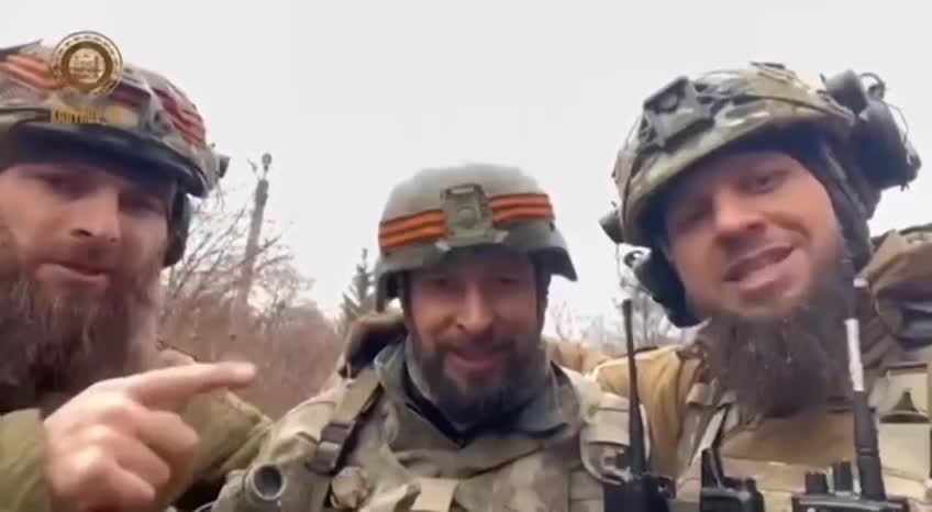 Chechen units in Ukraine.
