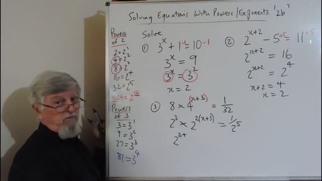 Math Equation Set C 02b With Index Laws ie Exponents