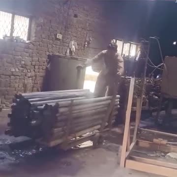 Iron pipes producing of economical material