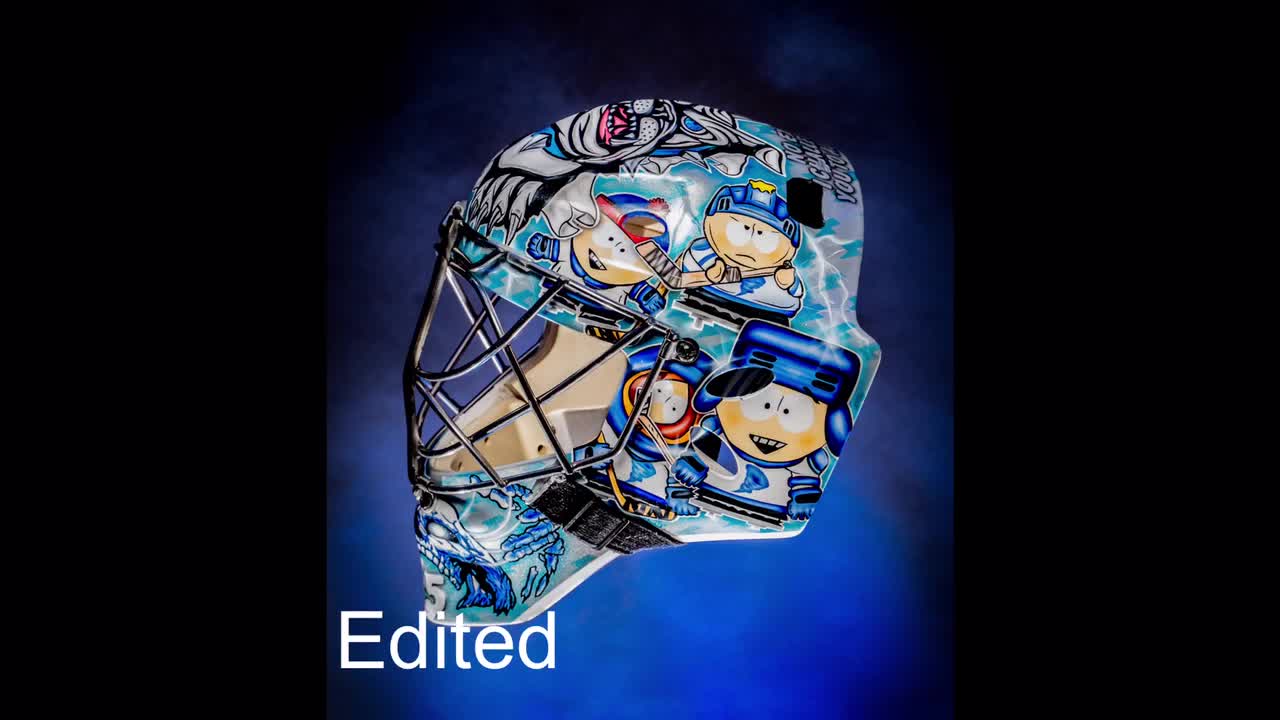 Professional Photography - Photographing A Goalie Mask