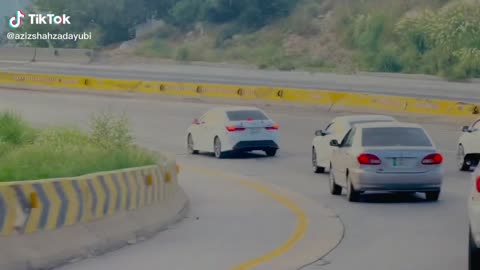 Car on highway