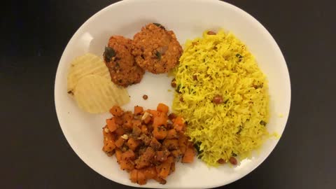 lemon rice made from basmati long grain