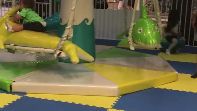 Carousel Seats Trap Baby On Ride After He Dismounts