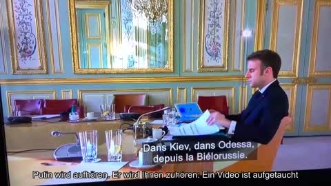 Putin wird aufhören. Er wird Ihnen zuhören: Ein Video des Gesprächs zwischen Selenskyj und Macron