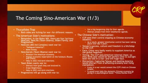 Webinar #69: “The Coming Sino-American War”