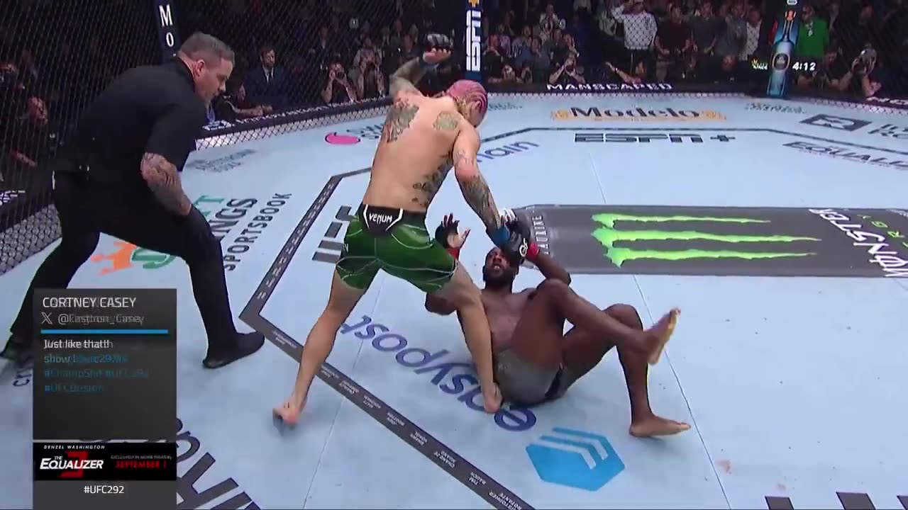 Sean O’Malley KOs Aljamain Sterling at UFC 292