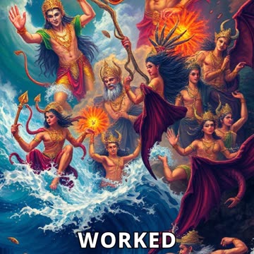 Krishna and the Churning of the Ocean: Patience Leads to Rewards