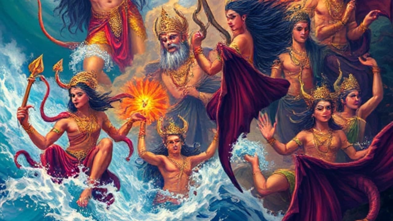 Krishna and the Churning of the Ocean: Patience Leads to Rewards