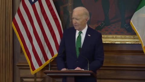 Biden Forgets What He Was Going to Say at St. Patrick's Day Event