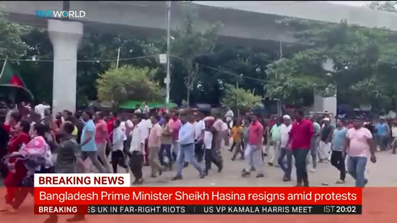 Bangladesh Prime Minister Sheikh Hasina resigns amid protests