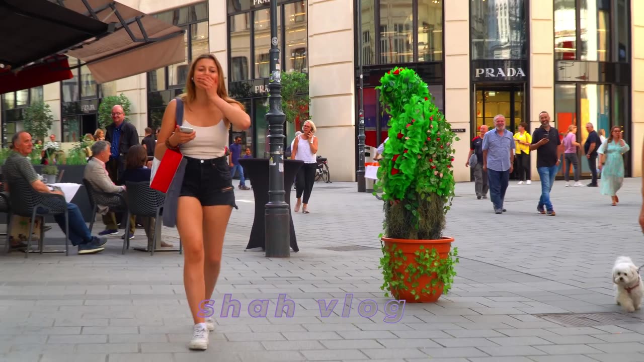 Latest Bushman Prank 2023!! Scaring People in Vienna