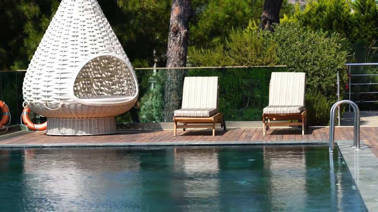 Pool | Swimming | Architecture | Drone Aerial View | Free HD Videos - no copyright