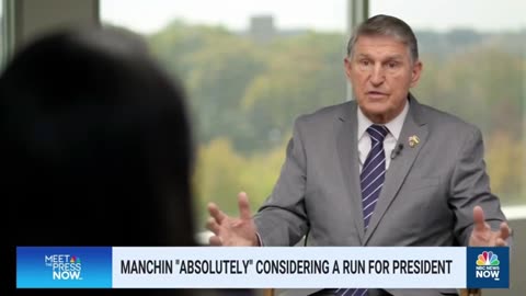 Manchin Says He May Run In 2024
