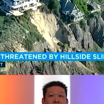 Hillside Homes Sliding From El Nino Rains Storm