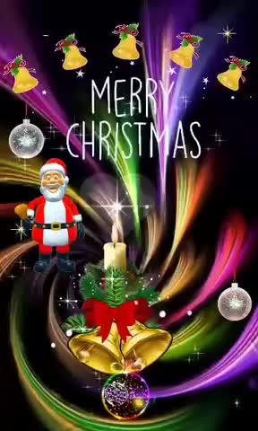 Happy Christmas to you and family with Jingle Bells music