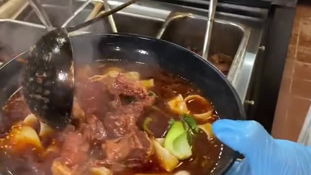 HAND PULLED NOODLES!