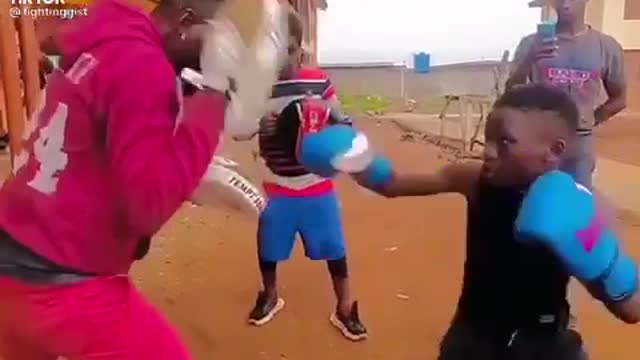 Fastest boxing kid in Nigeria