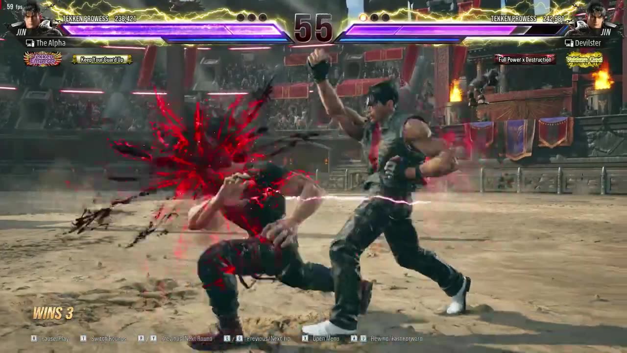 TEKKEN 8 |DEVILSTER JIN VS ALPHA JIN MIRROR MATCH HYPE TEKKEN 8