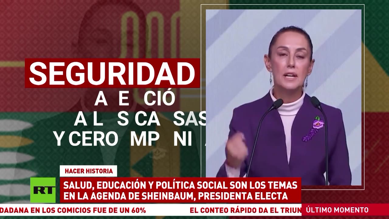 La agenda de Sheinbaum, presidenta electa de México