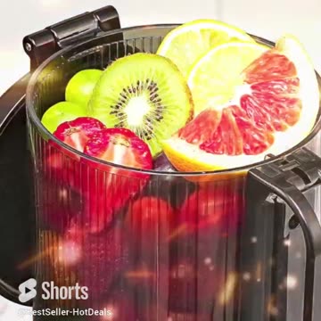 uicer Machines, AMZCHEF 5.3-Inch Self-Feeding Masticating Juicer Fit