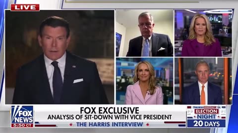 Bret Baier says Kamala's staff was urgently trying to end the Fox interview
