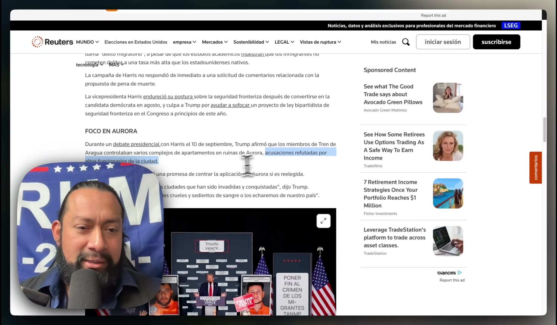Trump en Madison en Rogan y Chistes Hispanos ¿Pena de Muerte Para Quien?