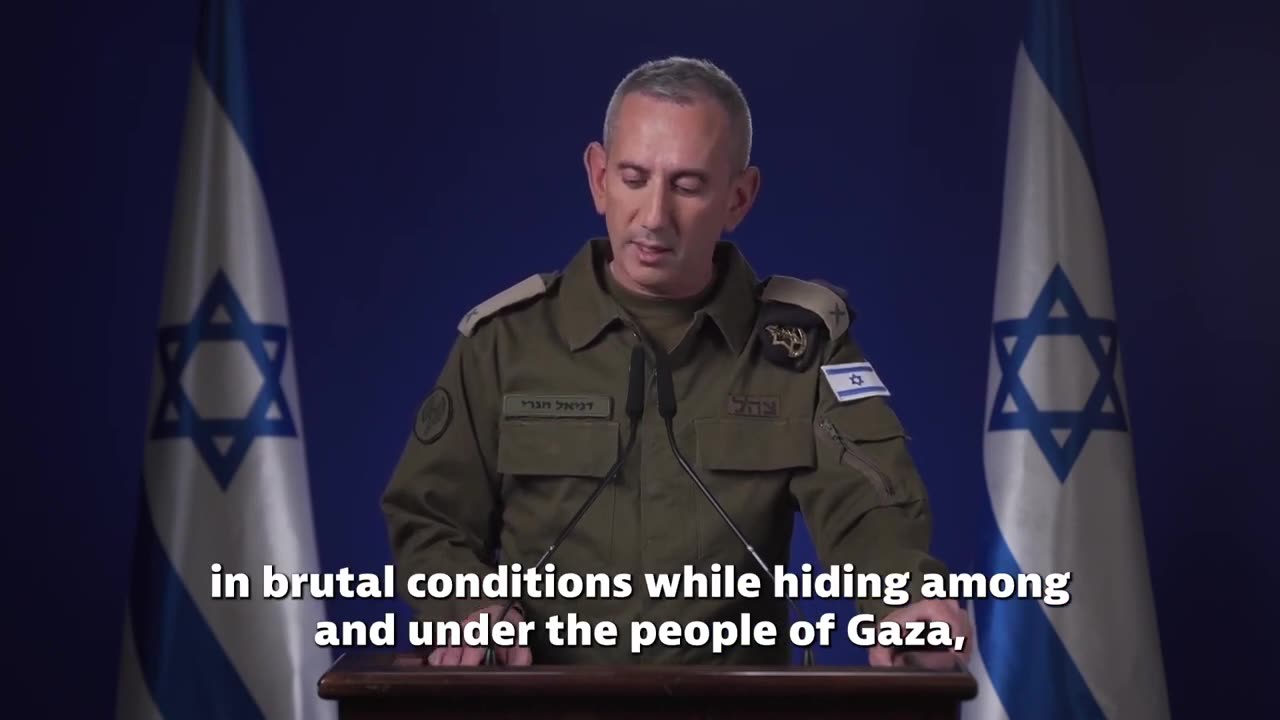 "Hamas is holding our people hostage in brutal conditions while hiding among...the people of Gaza."