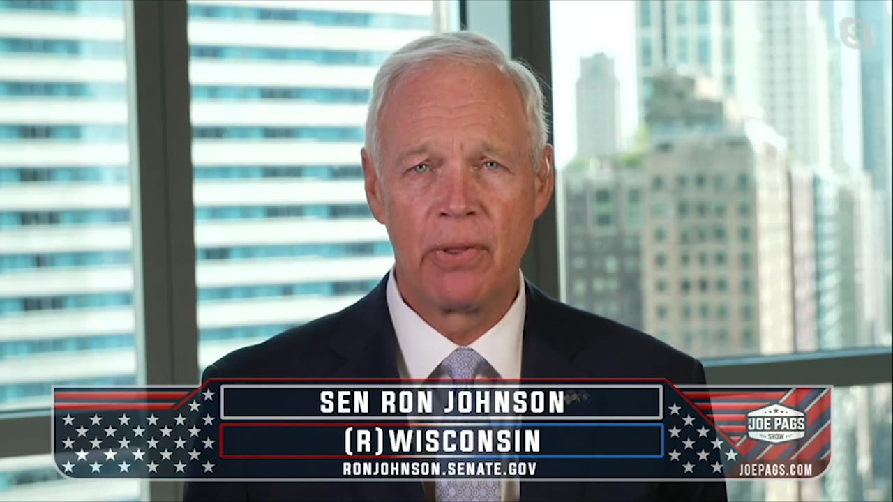 Senator Ron Johnson on The Joe Pags Show 8.21.2024