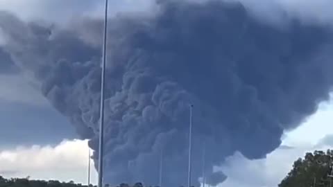 Explosion At Petroleum Plant in Shepherd, Texas