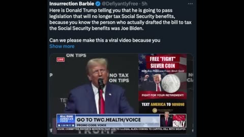 Trump : "No Tax On Social Security" Will This Be Kamala's Next Pitch?