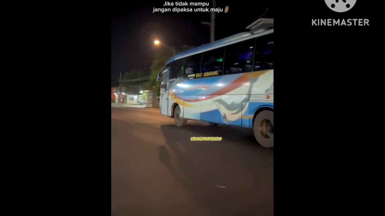 One of the fast bus indonesia