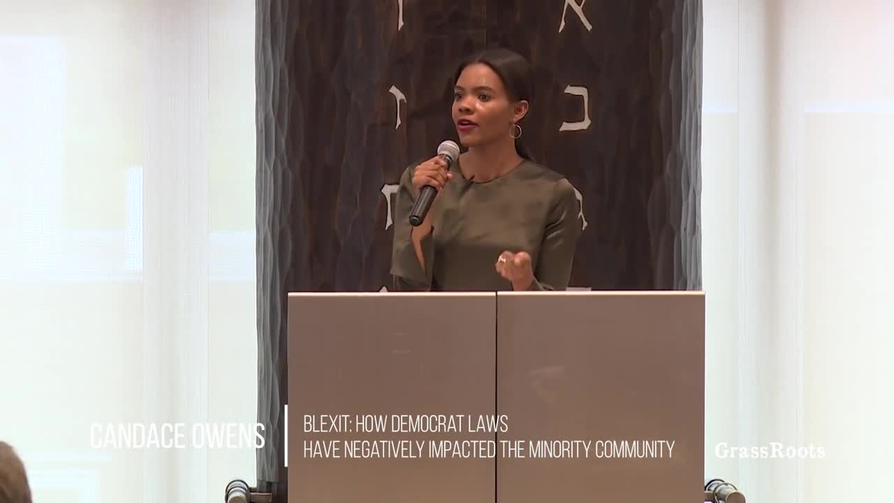 Candace Owens - Democrat Laws Negatively Impact Minorities