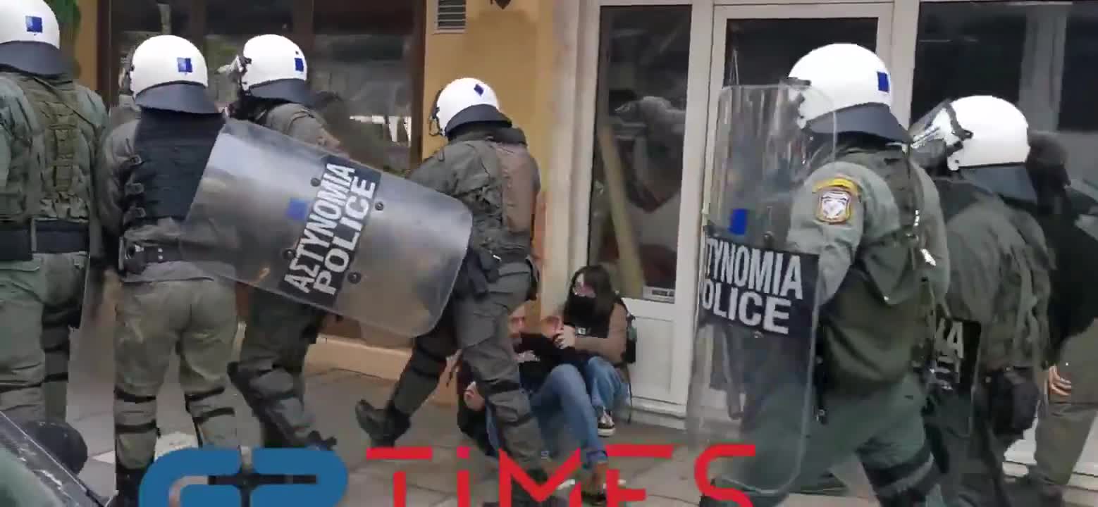 Student protests in Greece continue for the second day