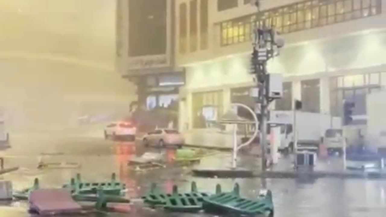 Heavy Rain in makkah_makkah live _makkah latest video