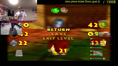 Epic Fail #DonkeyKong64 #Treadmillgaming