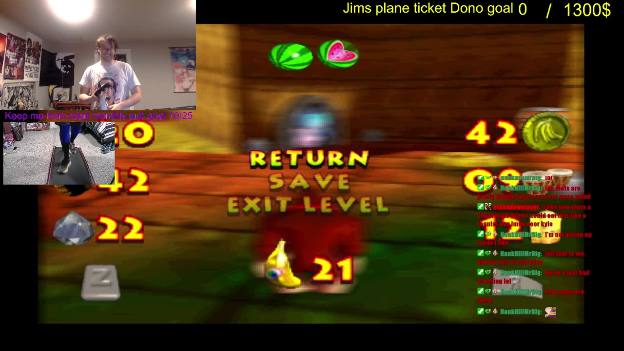 Epic Fail #DonkeyKong64 #Treadmillgaming