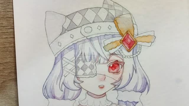Drawing cute anime characters, the process is meticulous and suitable for newcomers