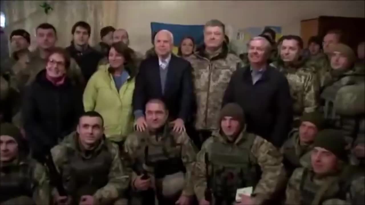 US Senators Lindsey Graham (R), John McCain (R) & Amy Klobuchar (D) in December 2016 πΊπ¦ UKRAINE !
