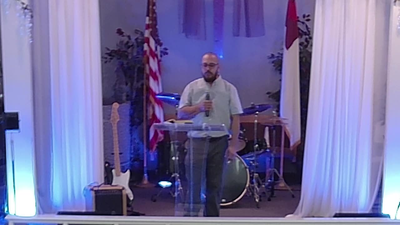 Pastor Julio setting our goal