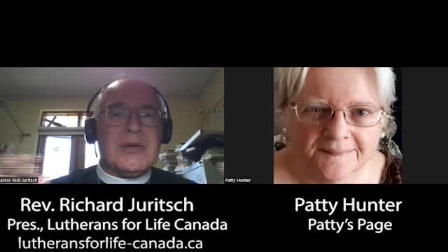 Patty's Page - Guest: Rev. Richard Juritsch, Lutherans for Life Canada