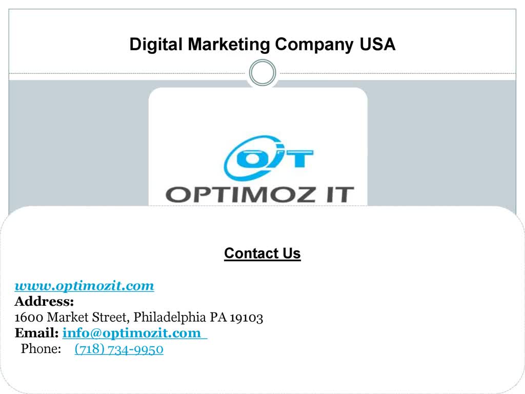 Digital marketing Company USA