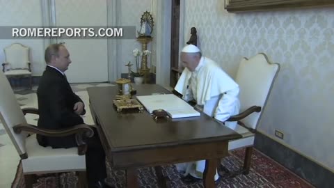 "Orthodoxul" Putin si ereticul "papa" Can. 37 Laodiceea, Can. 11 Sin. 6 Ec., 10.06.2015