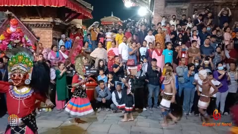 Mahakali Nach, Yenya (Indra Jatra), Hanuman Dhoka, 2080, Day 6