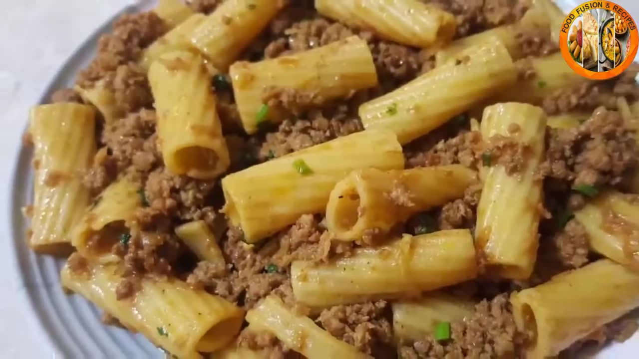 Desi Style Mince Pasta Recipe by Food Fusion & Recipes