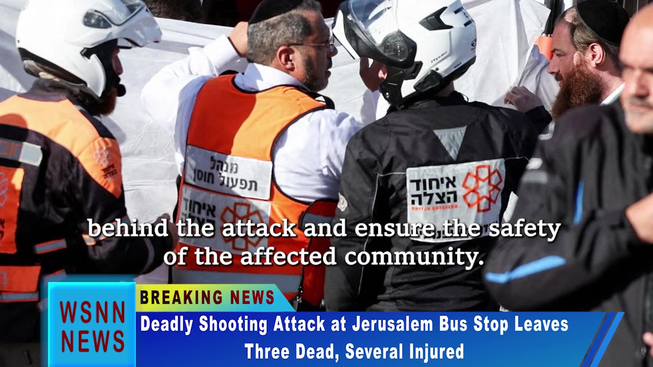 Deadly Shooting Attack at Jerusalem Bus Stop Leaves Three Dead, Several Injured