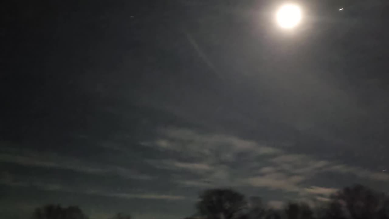 Full moon over northeast Ohio.