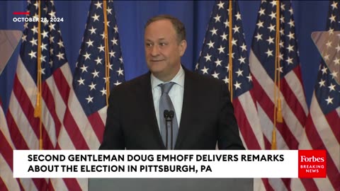 Doug Emhoff Warns Jewish Americans About Stakes Of Second Trump Admin After Alleged Hitler Comments