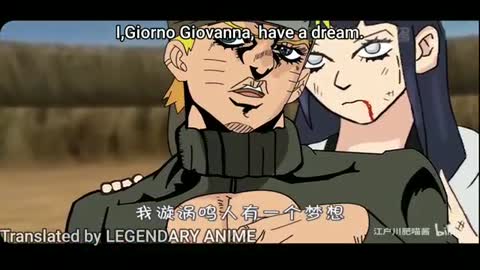 Naruto VS Pain / Jojo's reference Eng Sub