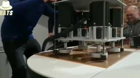 Magnetic free energy levitation in motion