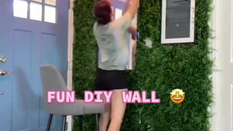 Fun DIY wall